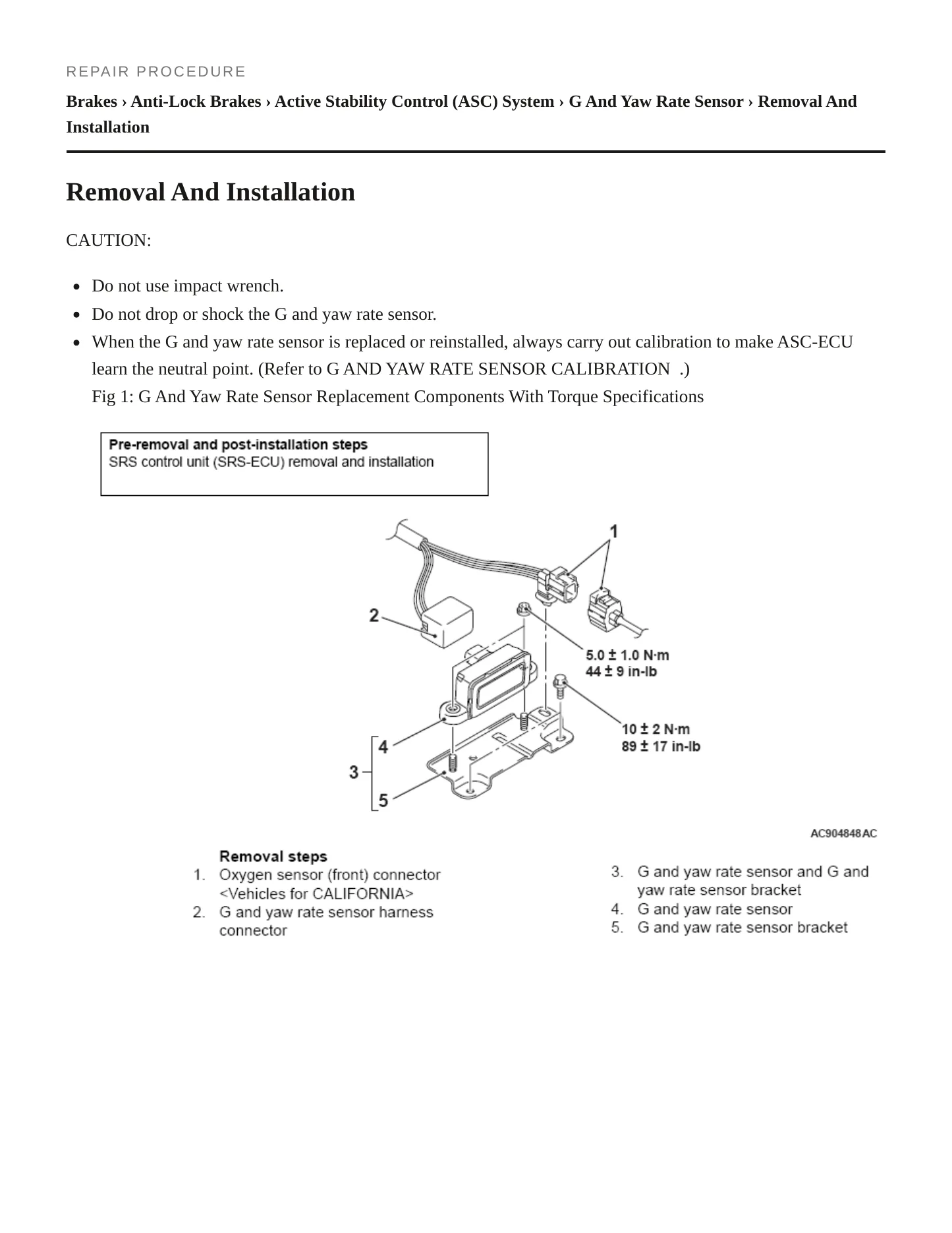 2011 Mitsubishi Outlander Sport Service and Repair Manual preview page 4
