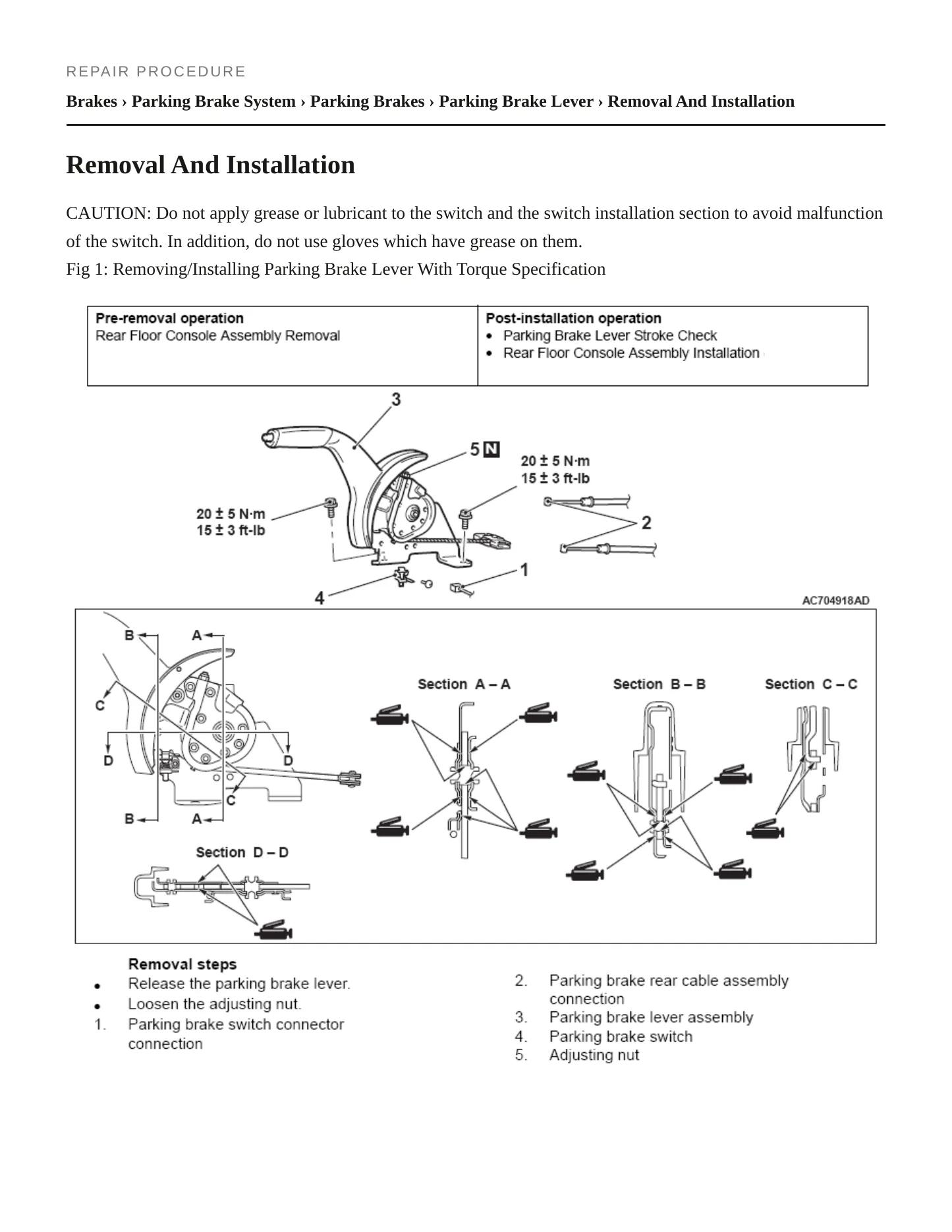 2014 Mitsubishi Outlander Service and Repair Manual preview page 5