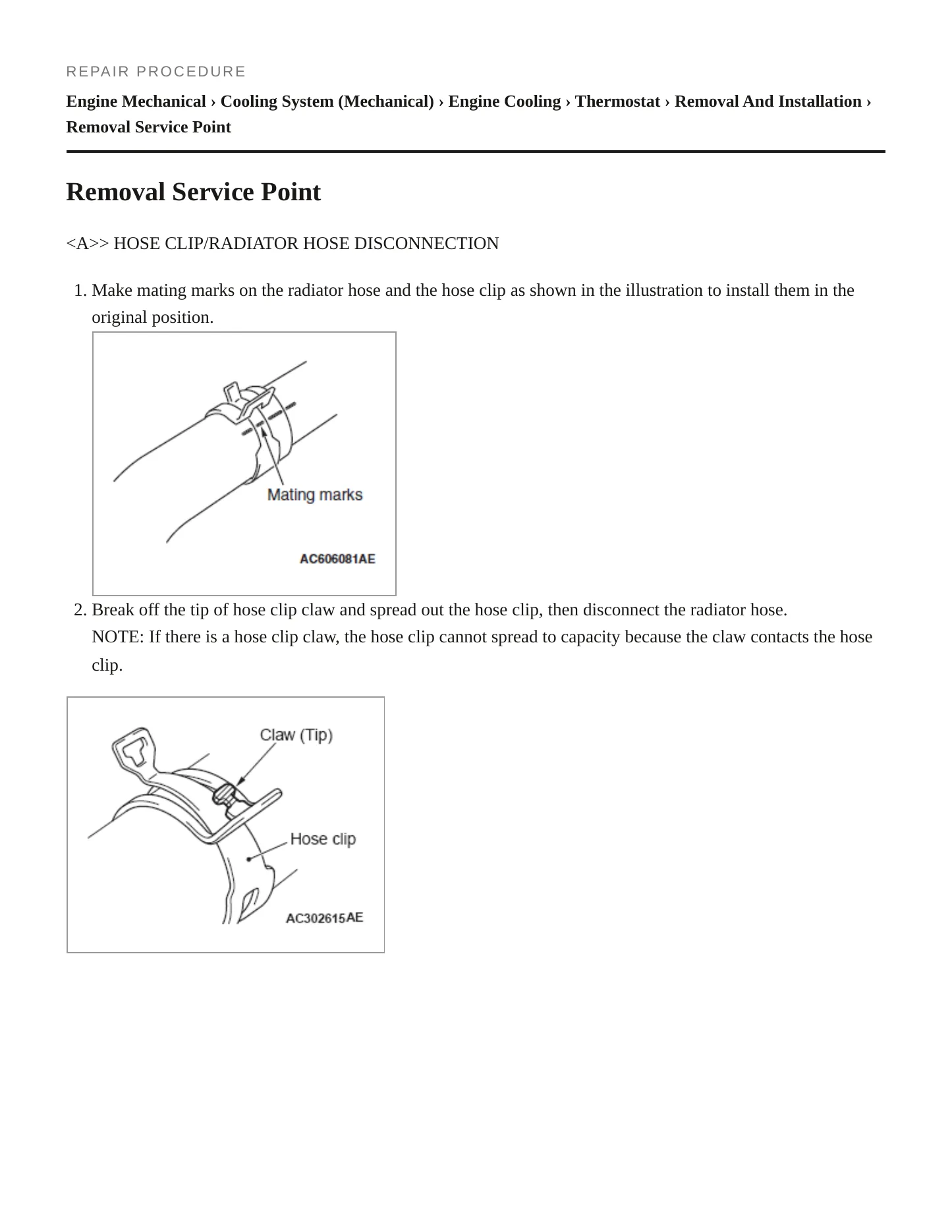 2018 Mitsubishi Mirage Service and Repair Manual preview page 4