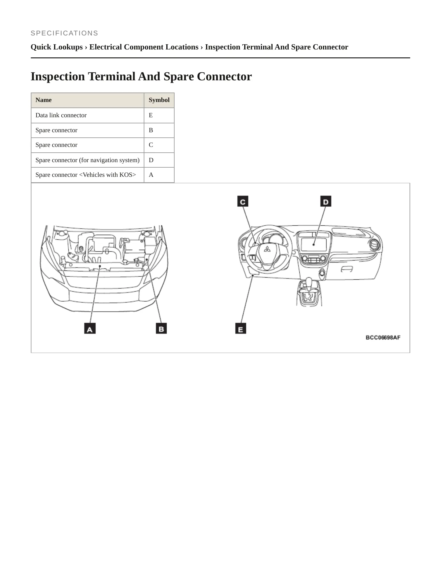 2024 Mitsubishi Mirage Service and Repair Manual preview page 2