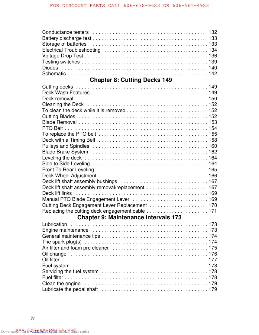 MTD 700 Series Riding Tractors Service & Repair Manual preview page 6