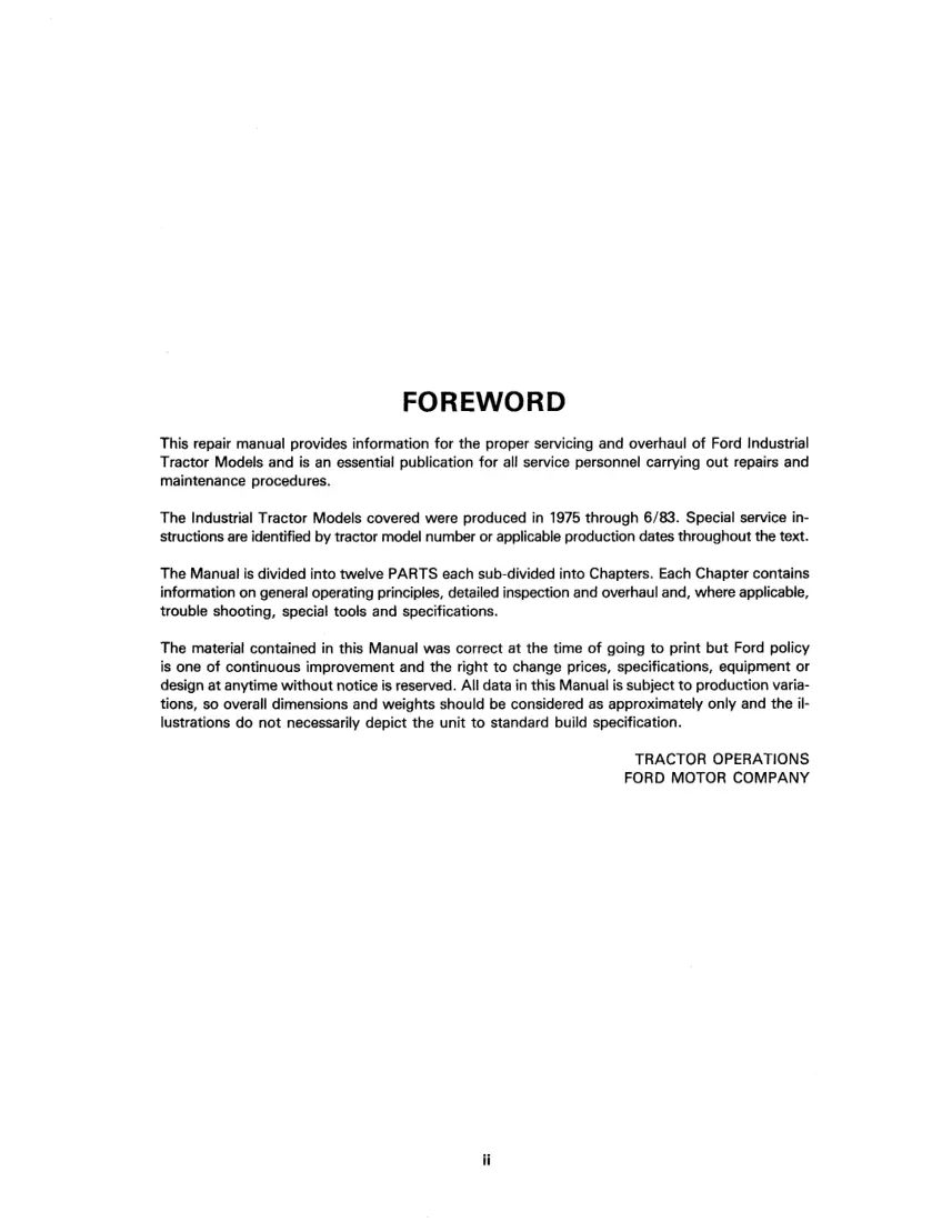 New Holland 4835 5635 6635 7635 Tractor Service & Repair Manual preview page 3