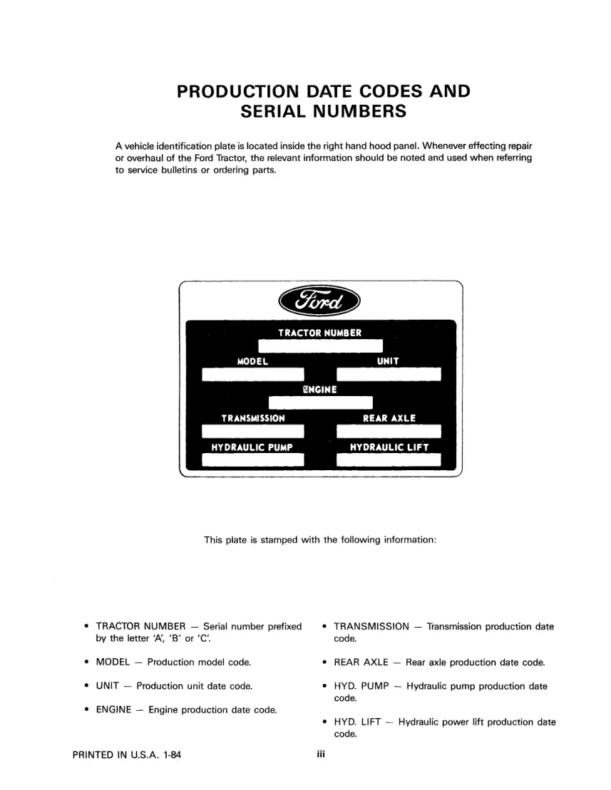 New Holland 4835 5635 6635 7635 Tractor Service & Repair Manual preview page 4