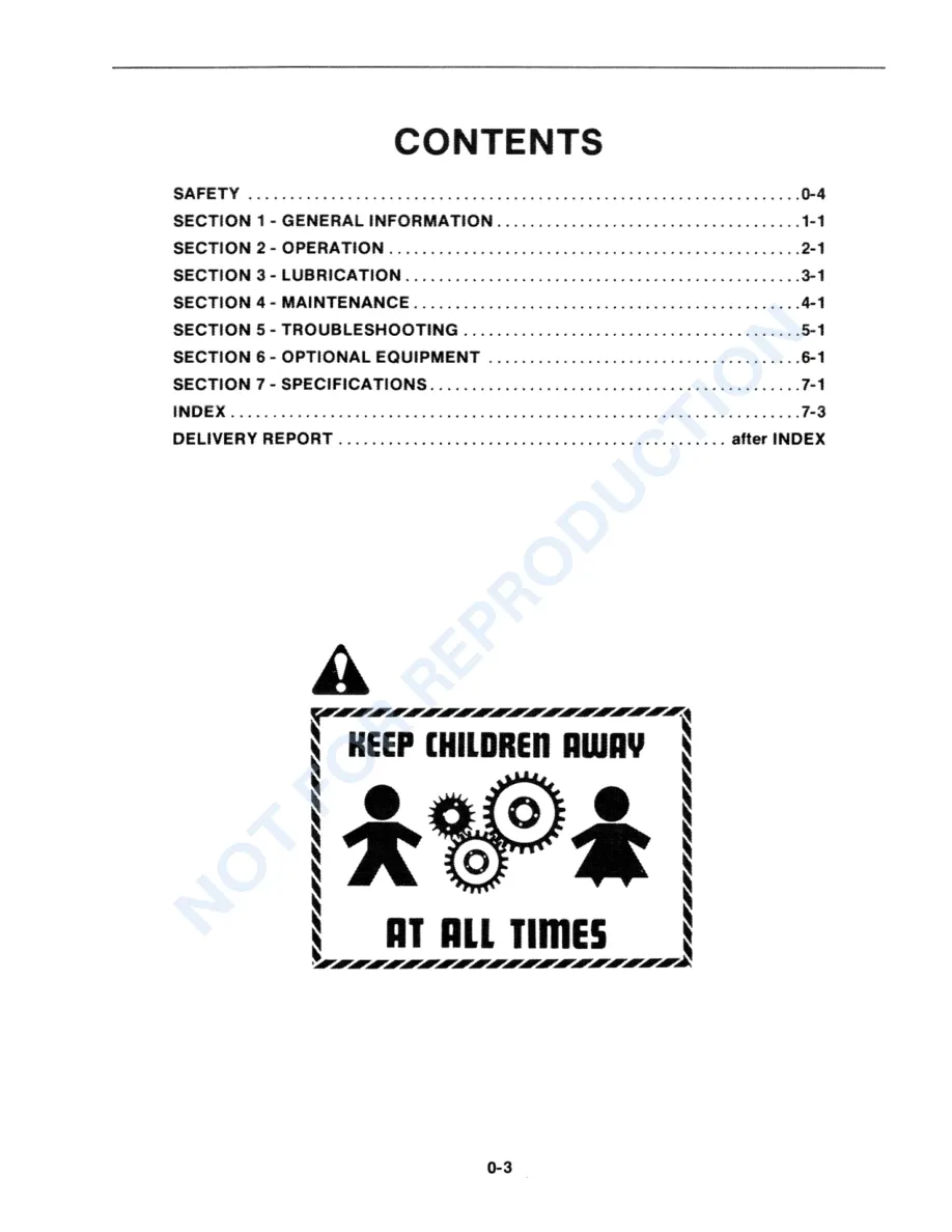 New Holland 853 Round Baler Operator's Manual preview page 5