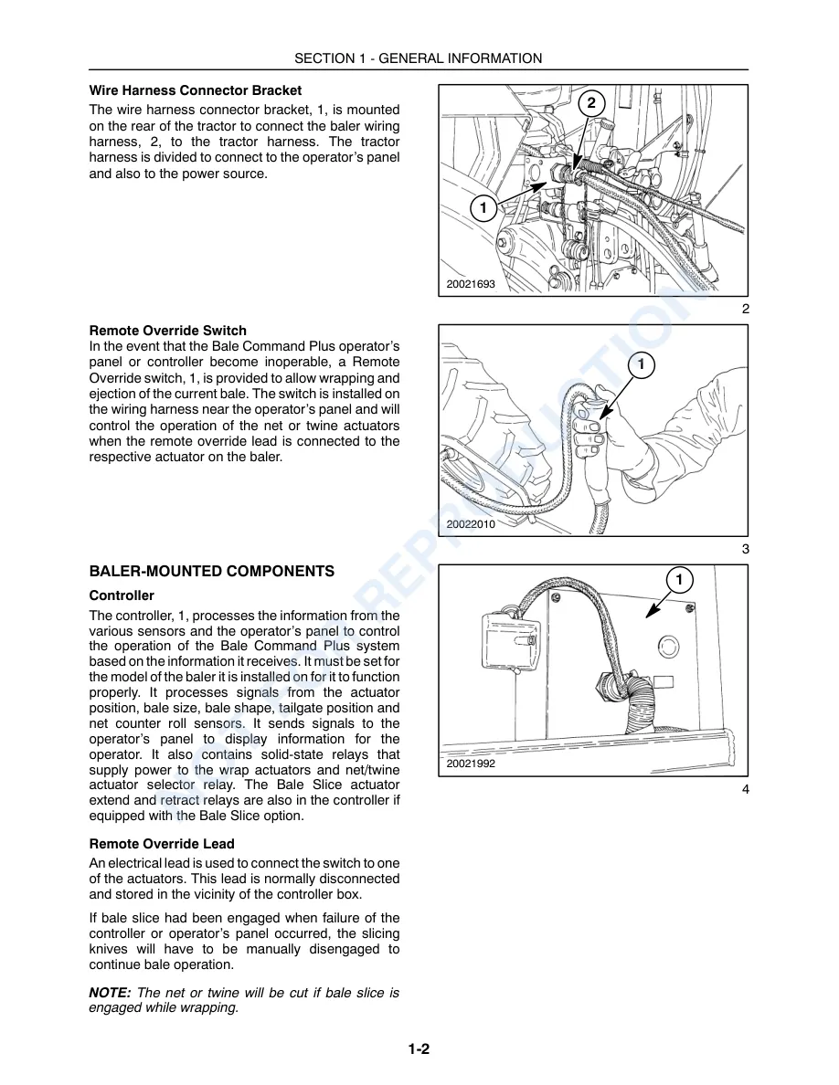 New Holland Bale Command Plus Baler Operator's Manual preview page 5