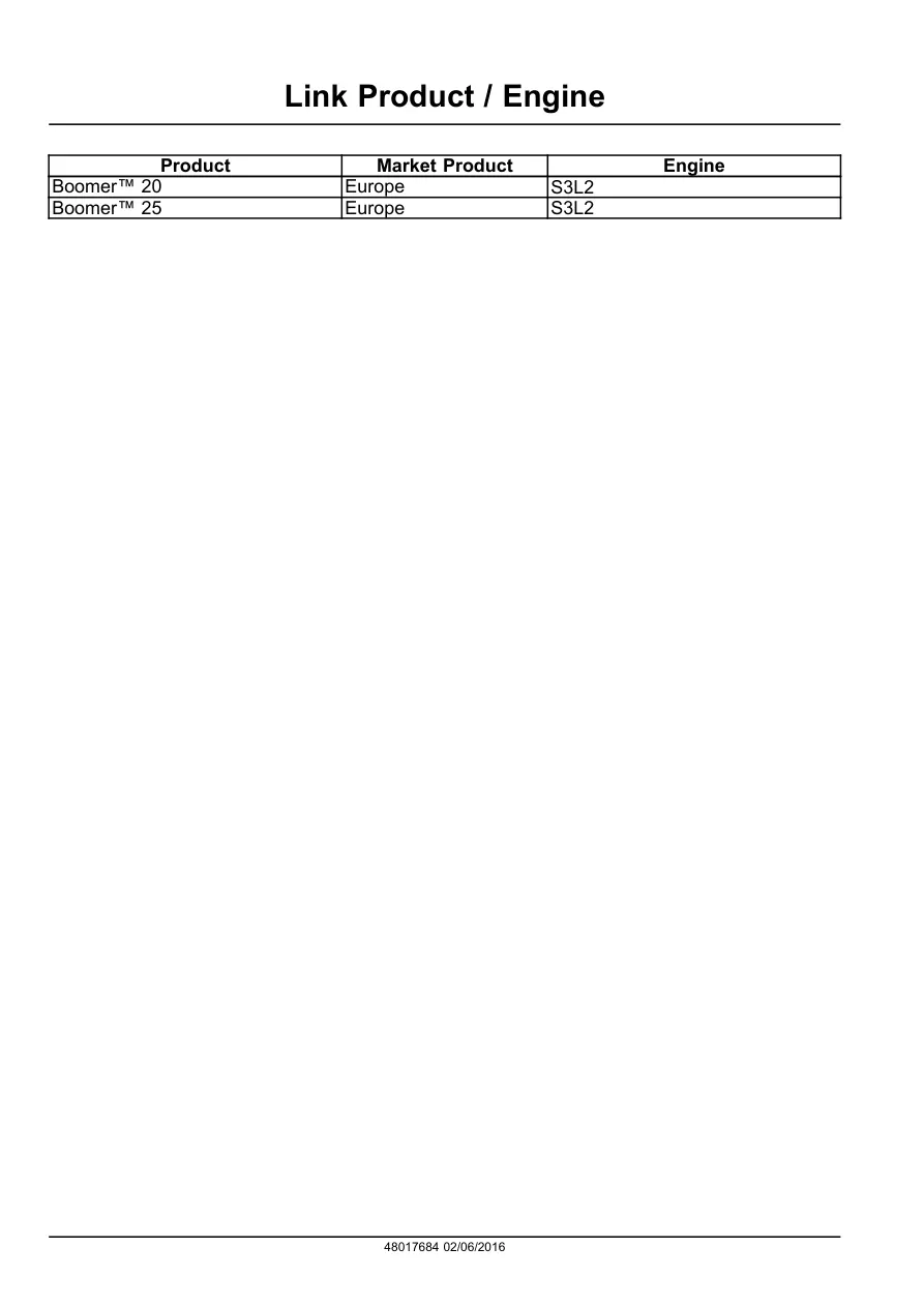 New Holland Boomer 20/25 Compact Tractors Service & Repair Manual preview page 3