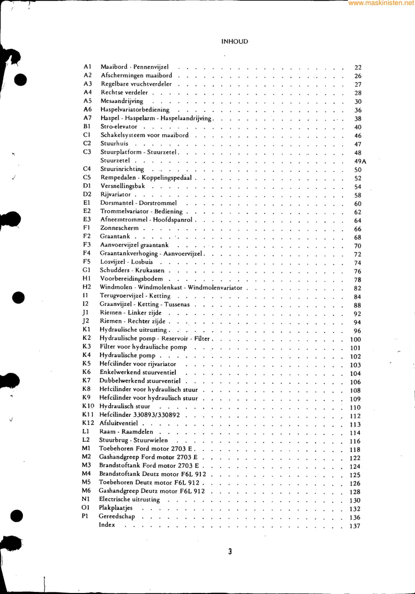 New Holland Clayson 133 135 Combine Parts Manual preview page 4