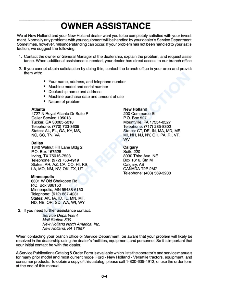 New Holland Ford 1530 3 Cylinder Compact Tractor Parts Manual preview page 6