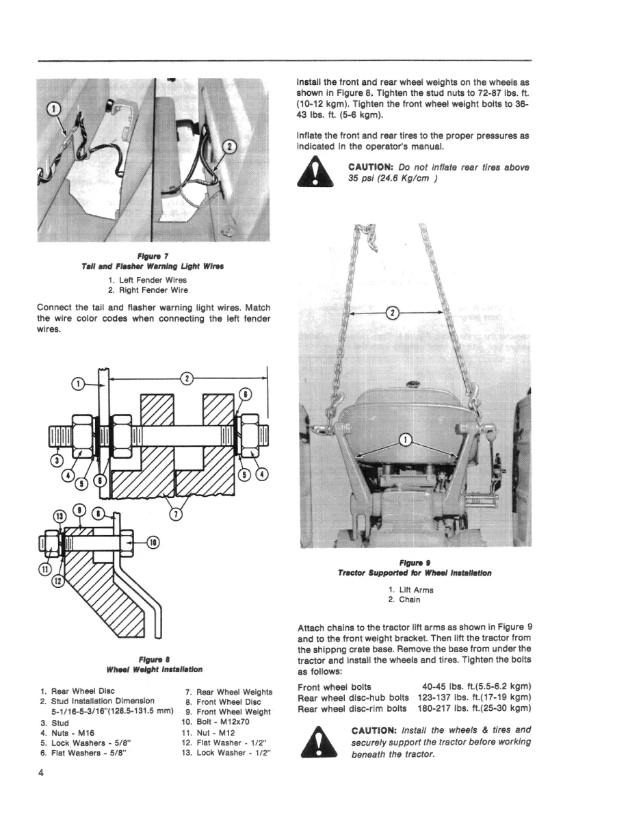 New Holland Ford 1600 Tractor Operator's Manual preview page 6