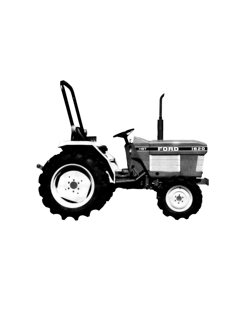 New Holland Ford 1620 Tractor Operator's Manual preview page 2