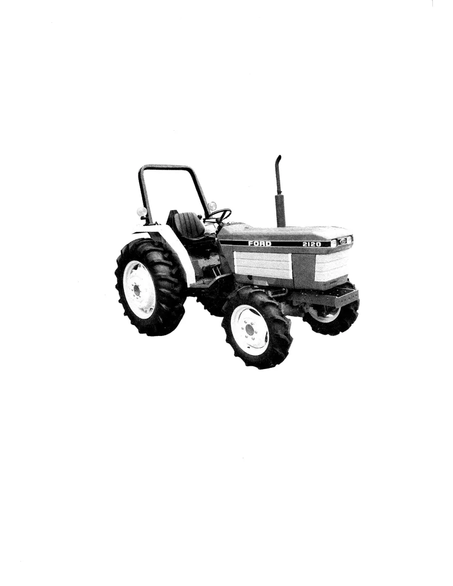 New Holland Ford 2120 Tractor Serial Number Prior To UV32236 Operator's Manual preview page 2