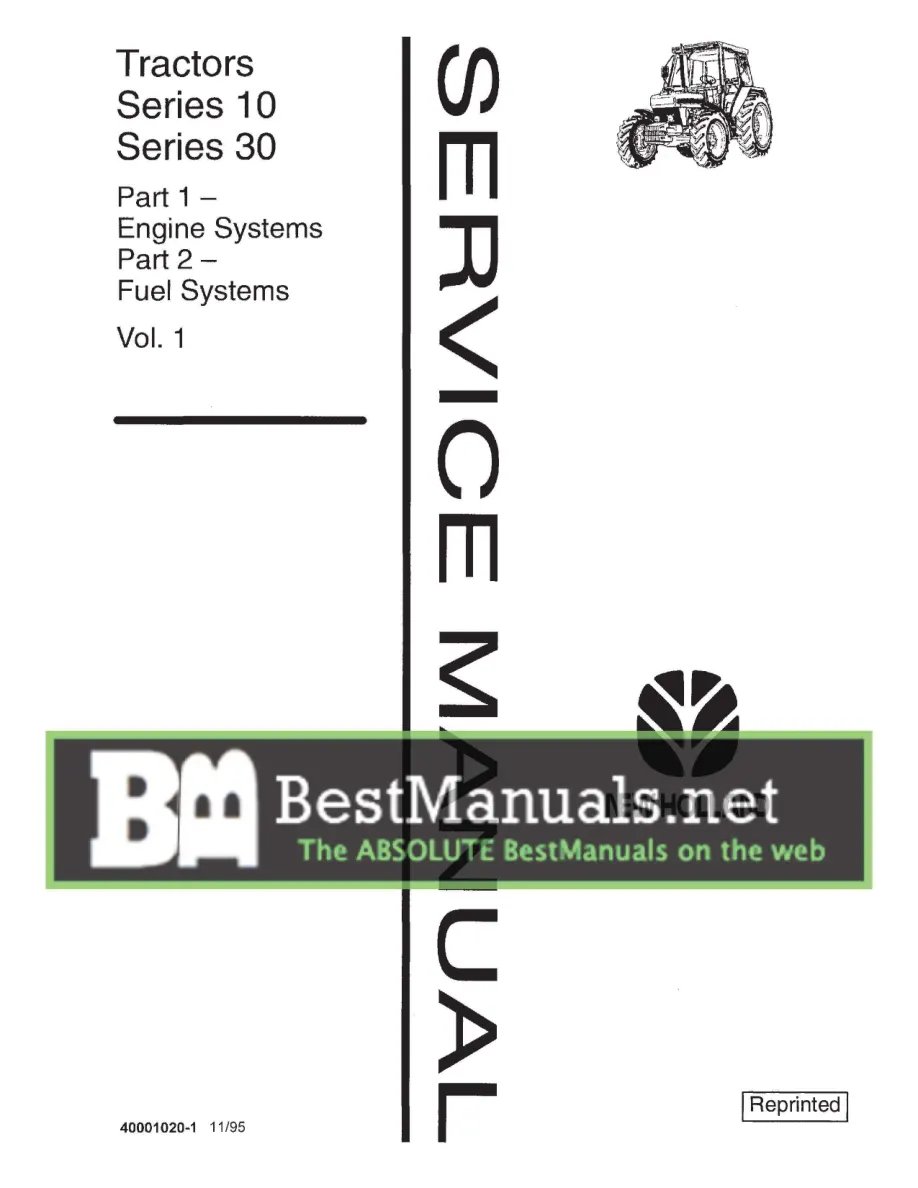 New Holland Ford 2810 & 2910 3910 Tractor Service & Repair Manual preview page 2