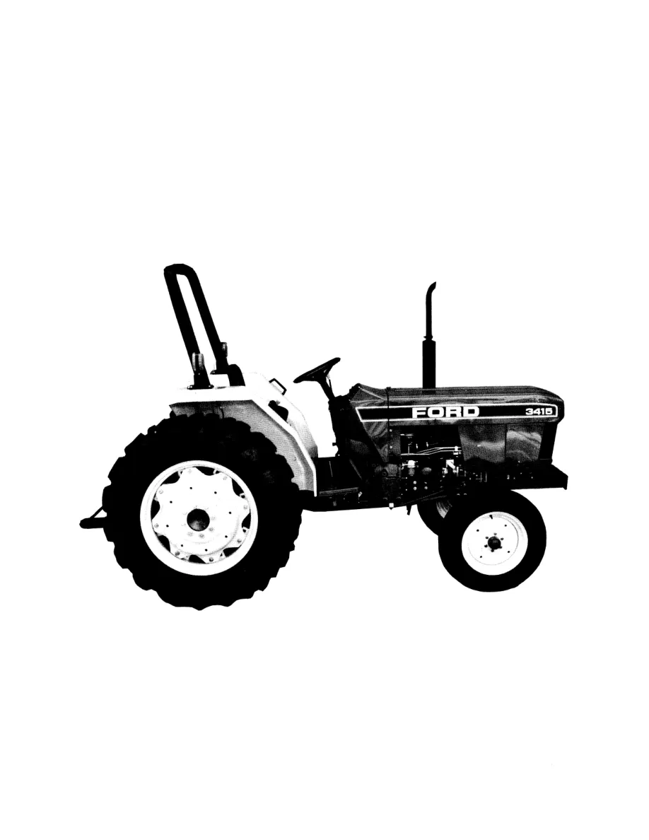 New Holland Ford 3415 Tractor Operator's Manual preview page 2