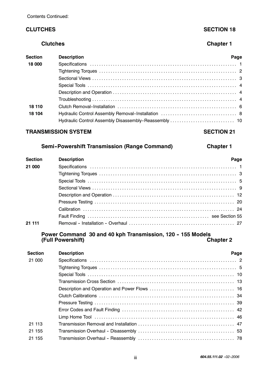 New Holland -Ford TM150 Tractor Service & Repair Manual preview page 4