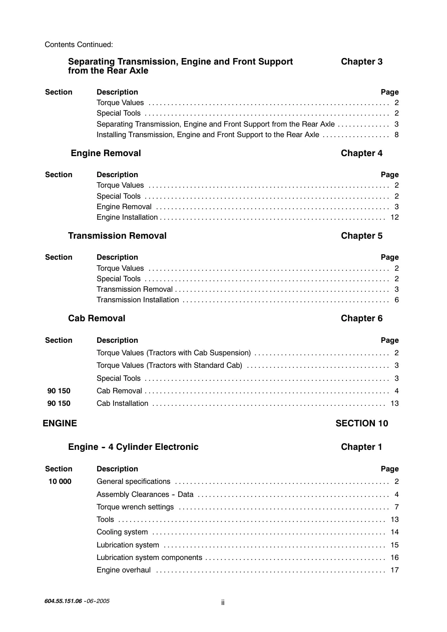 New Holland -Ford TS125A Tractor Service & Repair Manual preview page 3