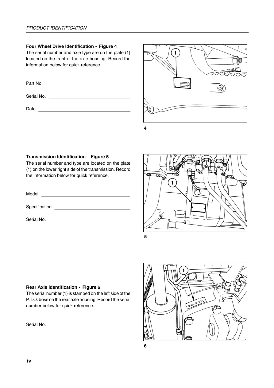 New Holland G170 G190 G210 G240 Tractor Operator's Manual preview page 6