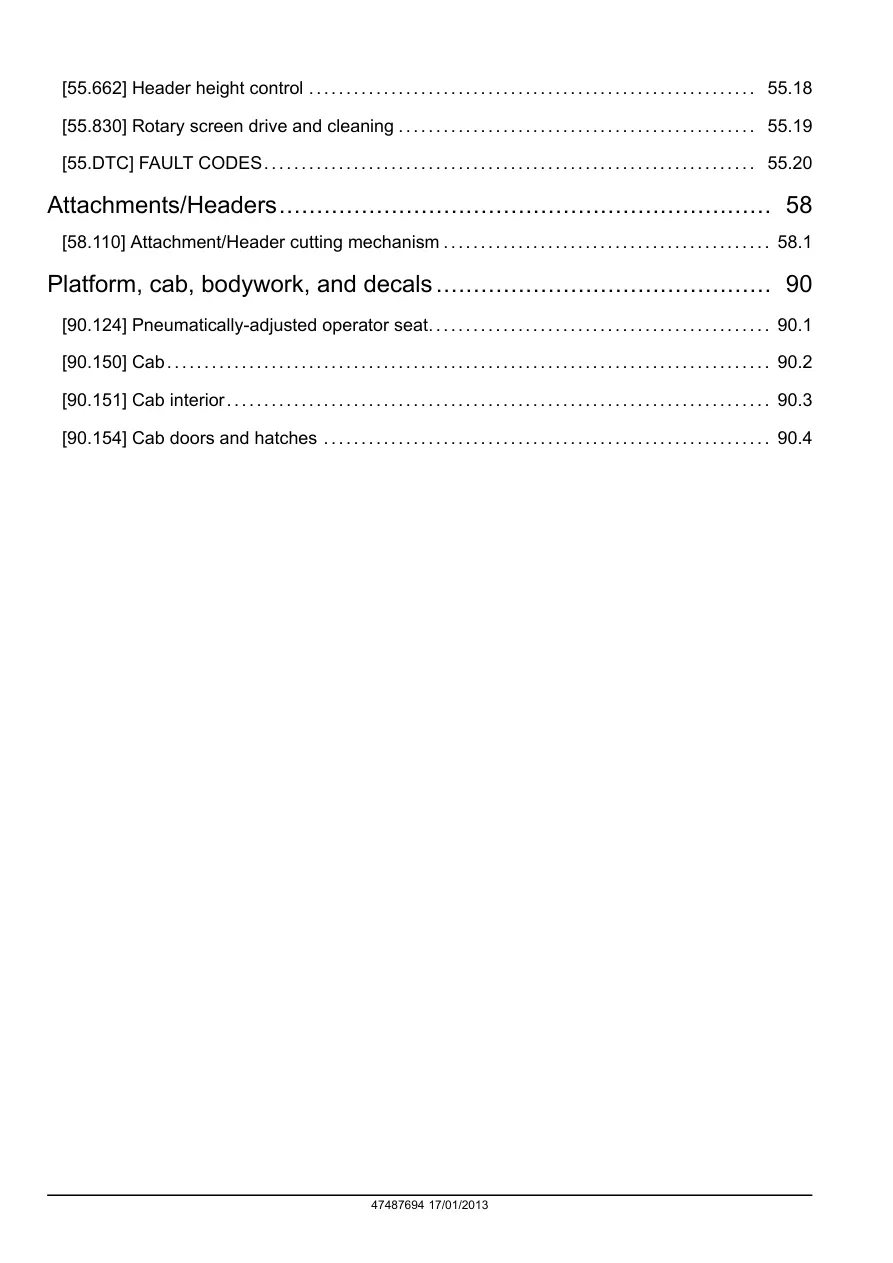 New Holland H8040 SELF-PROPELLED Windrower Machine Service & Repair Manual preview page 4