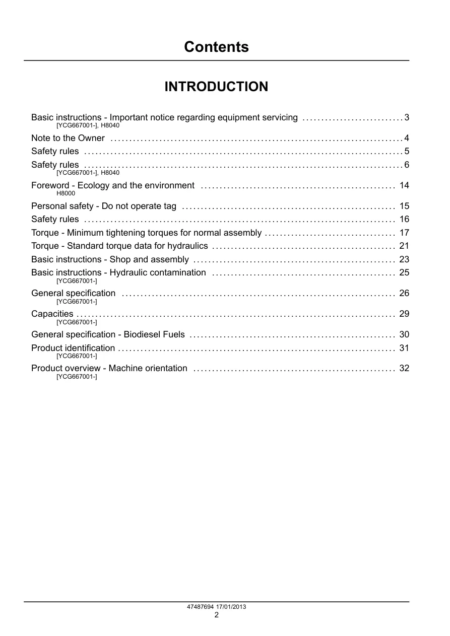 New Holland H8040 SELF-PROPELLED Windrower Machine Service & Repair Manual preview page 6