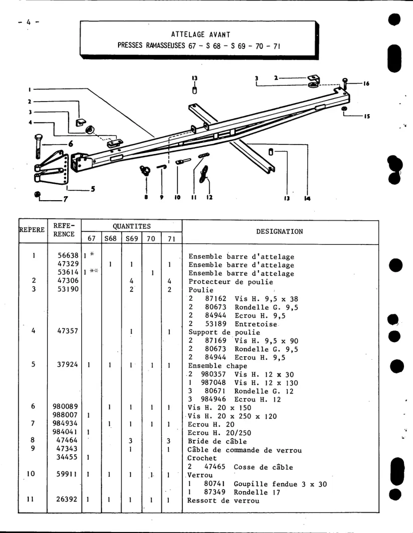 New Holland Spare Baler Parts Manual preview page 5