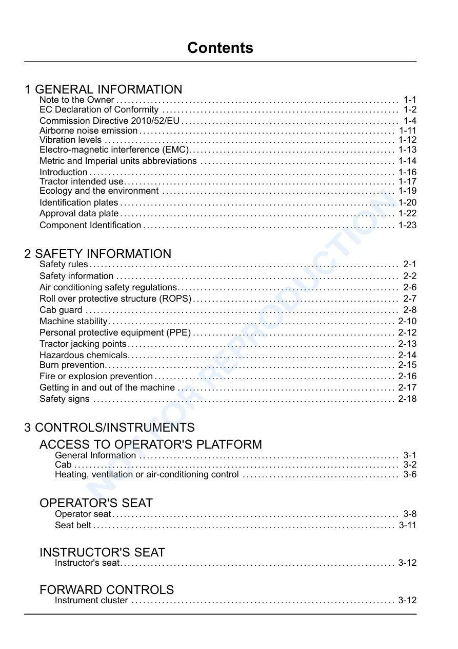 New Holland T4.55 T4.65 T4.75 Powerstar Tractor Operator's Manual preview page 2