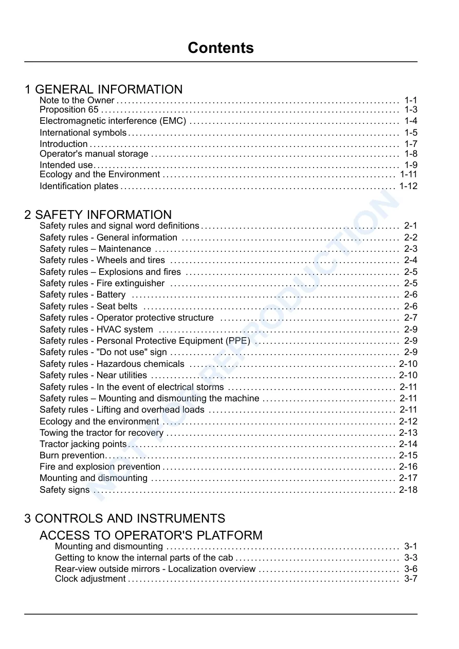 New Holland T4.65 T4.75 Powerstar Tractor Operator's Manual preview page 2