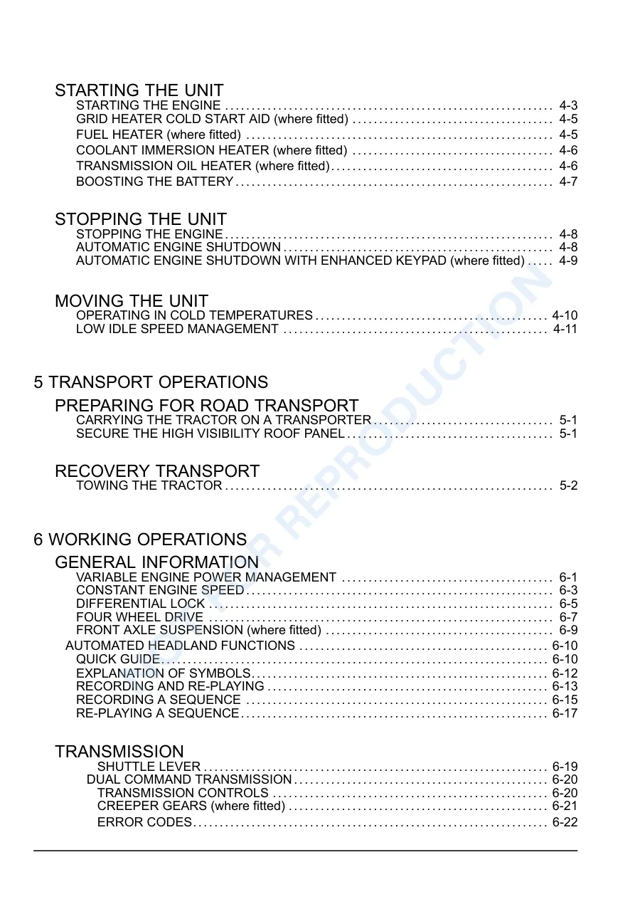 New Holland T6.120 T6.140 T6.150 T6.155 T6.160 T6.165 T6.175 Tractor Operator's Manual preview page 4