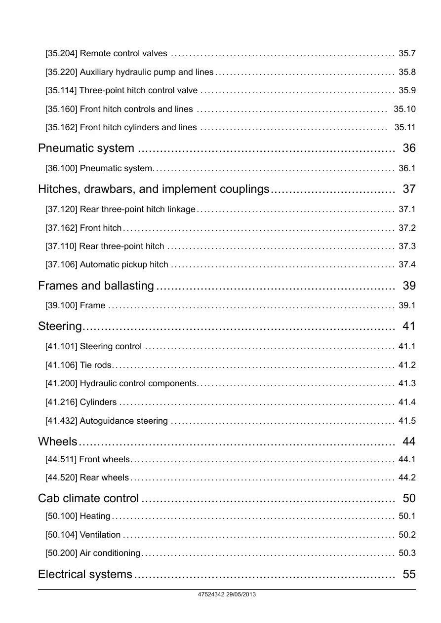 New Holland T7.220 T7.235 Auto Command Power Tractor Service & Repair Manual preview page 4