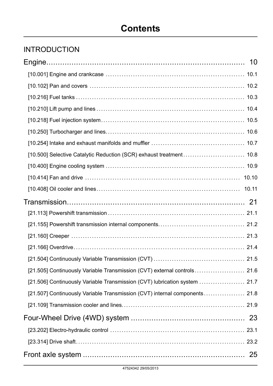 New Holland T7.250 T7.260 Auto Command Power Tractor Service & Repair Manual preview page 2