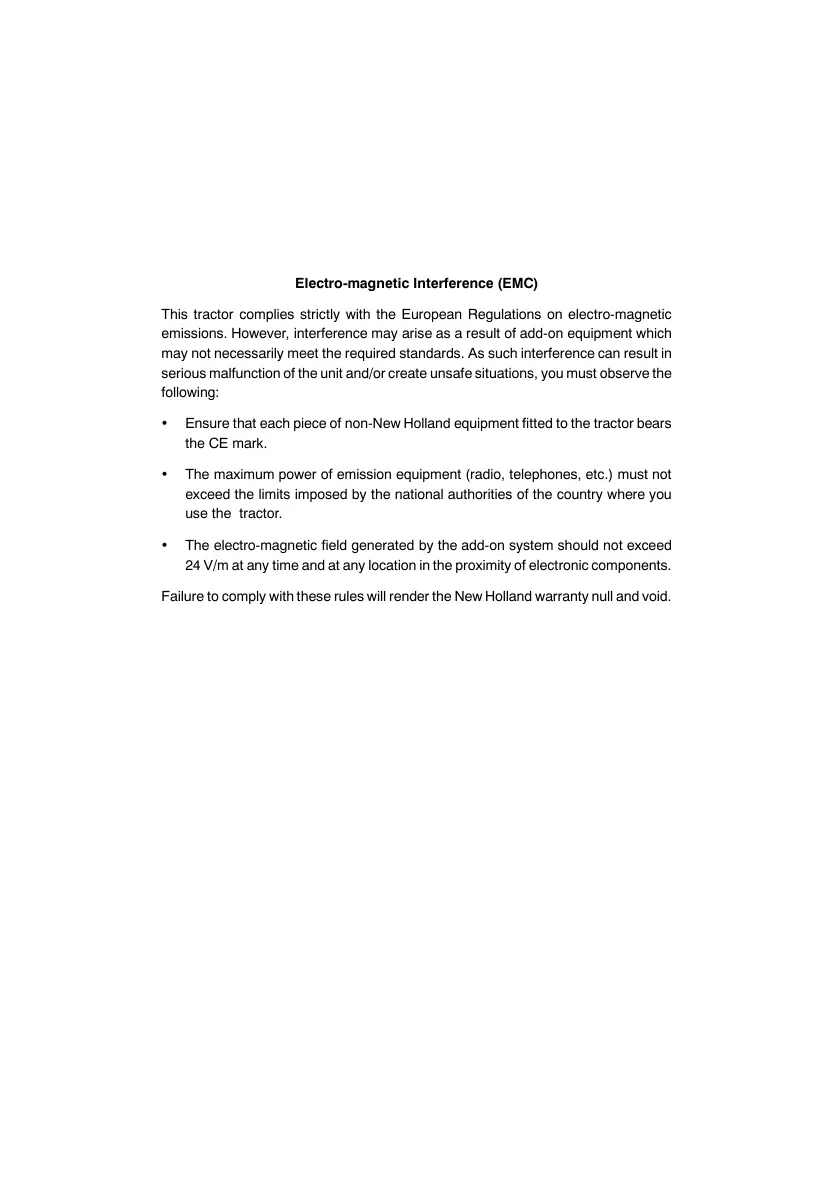 New Holland T7000 series T7030 T7040 T7050 T7060 Tractor Operator's Manual preview page 2