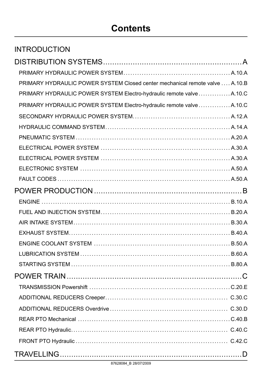 New Holland T7030/T7040/T7050/T7060 Tractors Service & Repair Manual preview page 2
