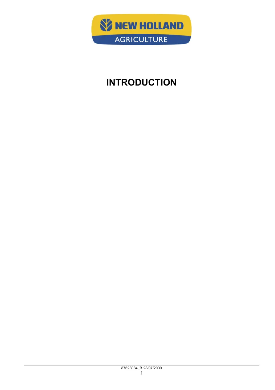 New Holland T7030/T7040/T7050/T7060 Tractors Service & Repair Manual preview page 5