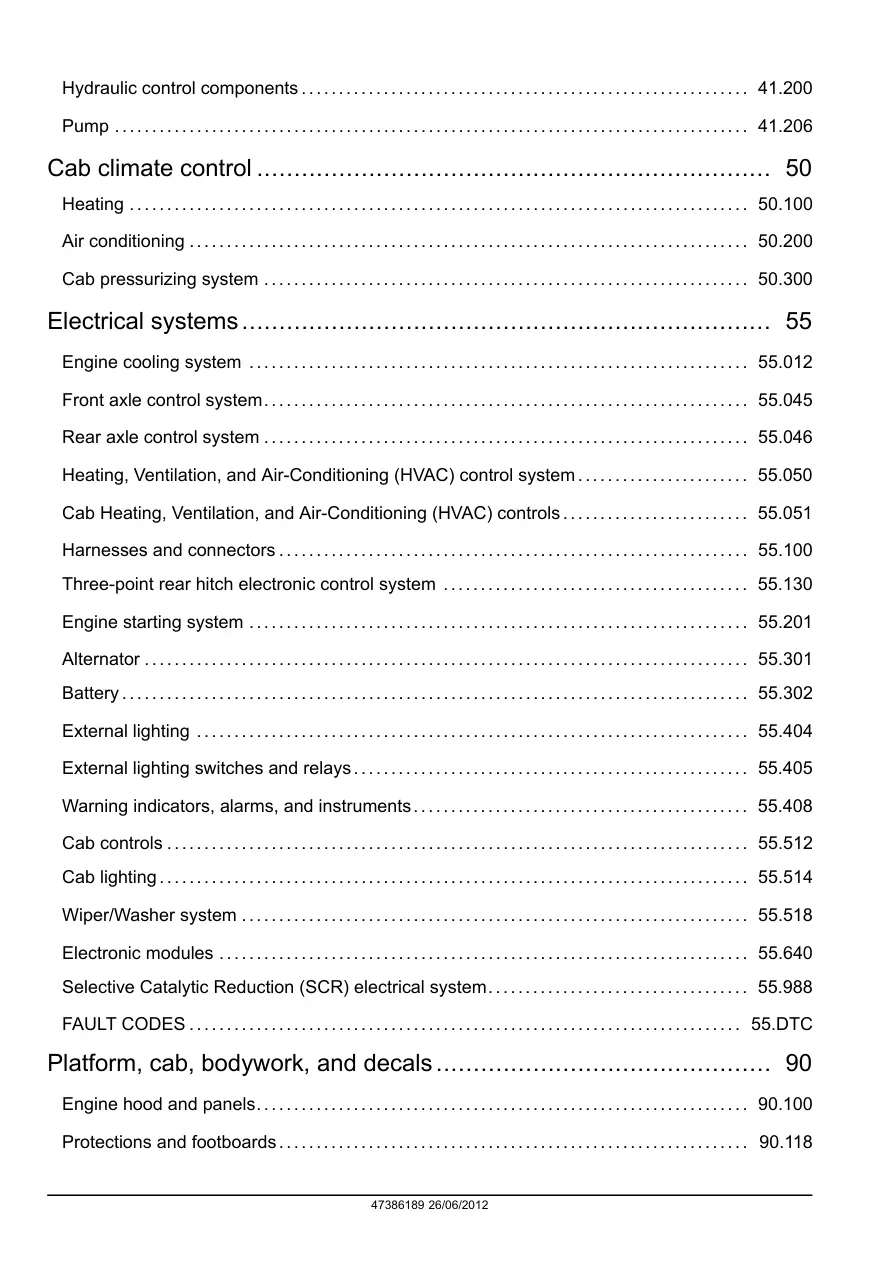 New Holland T8.275 Tractor Service & Repair Manual preview page 5
