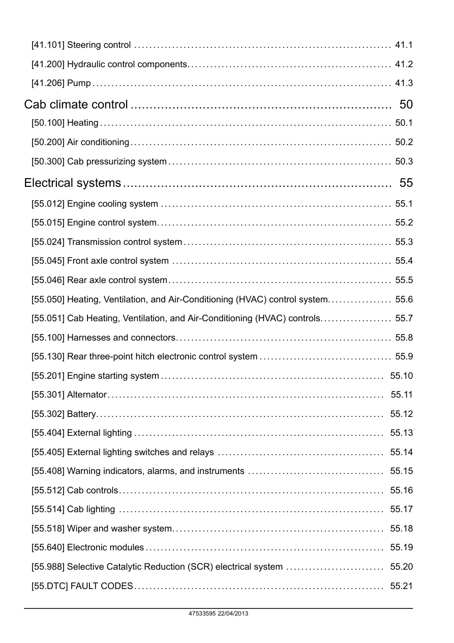 New Holland T8.360 Tractor Service & Repair Manual preview page 5