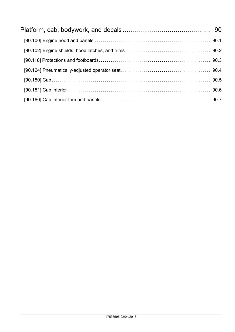 New Holland T8.360 Tractor Service & Repair Manual preview page 6