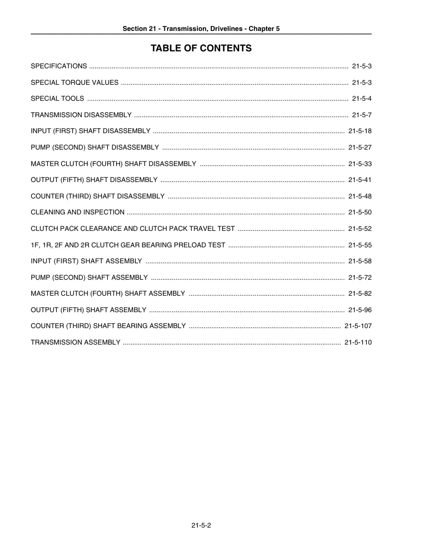 New Holland TJ280 TJ330 TJ380 TJ430 TJ480 TJ530 T9010 T9020 T9030 T9040 T9050 T9060 Series Tractors Service & Repair Manual preview page 2