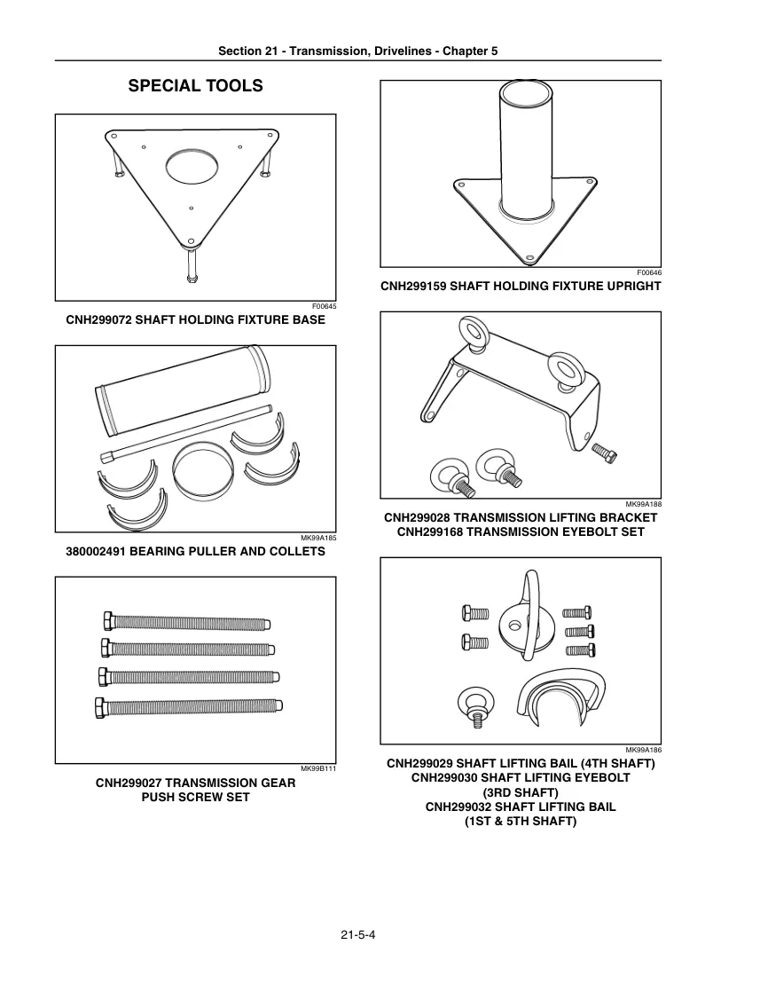 New Holland TJ280 TJ330 TJ380 TJ430 TJ480 TJ530 T9010 T9020 T9030 T9040 T9050 T9060 Series Tractors Service & Repair Manual preview page 4