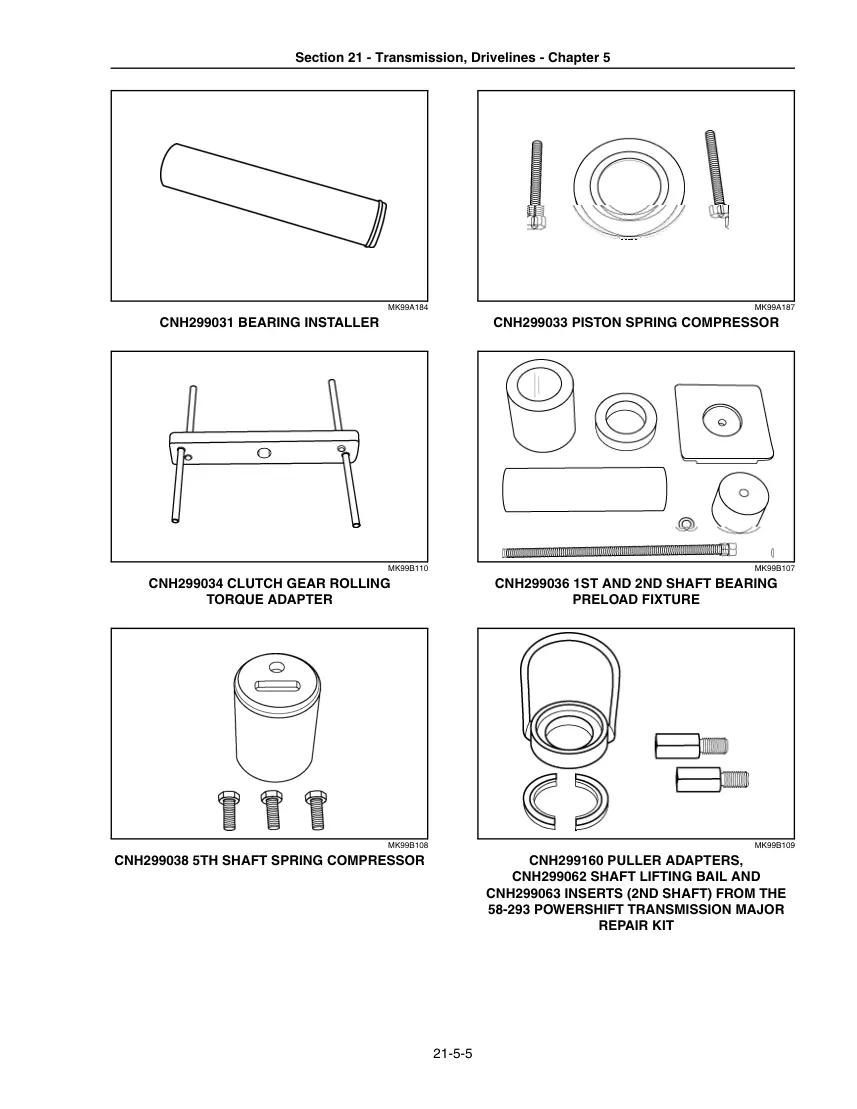 New Holland TJ280 TJ330 TJ380 TJ430 TJ480 TJ530 T9010 T9020 T9030 T9040 T9050 T9060 Series Tractors Service & Repair Manual preview page 5