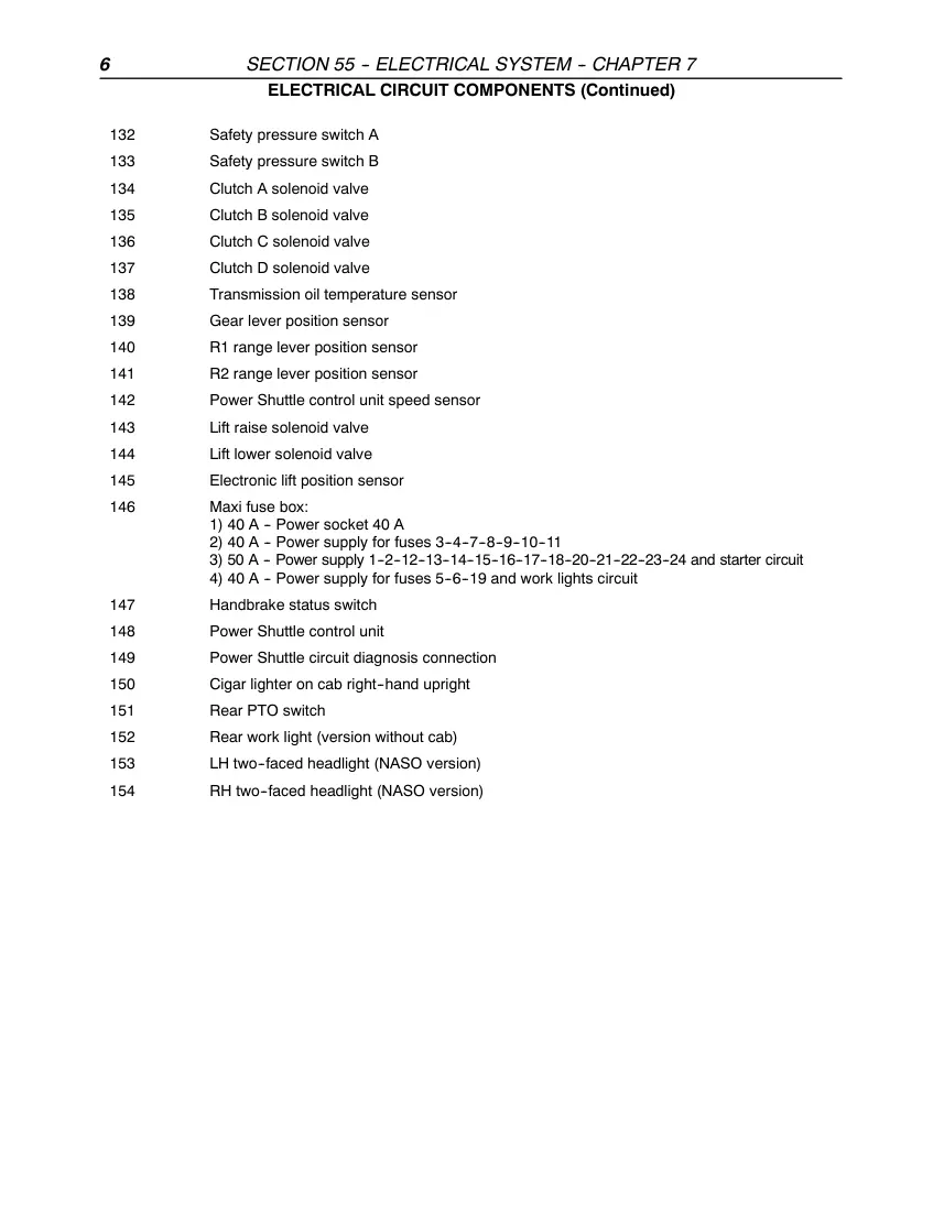 New Holland TL70 TL80 TL90 TL100 Tractor Service & Repair Manual preview page 6