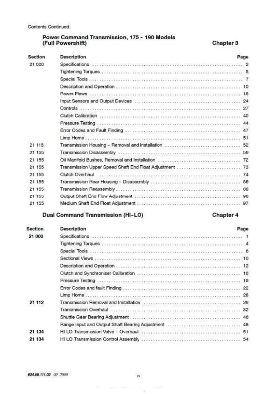 New Holland TM120 TM130 TM140 TM155 TM175 TM190 Tractor Service & Repair Manual preview page 5