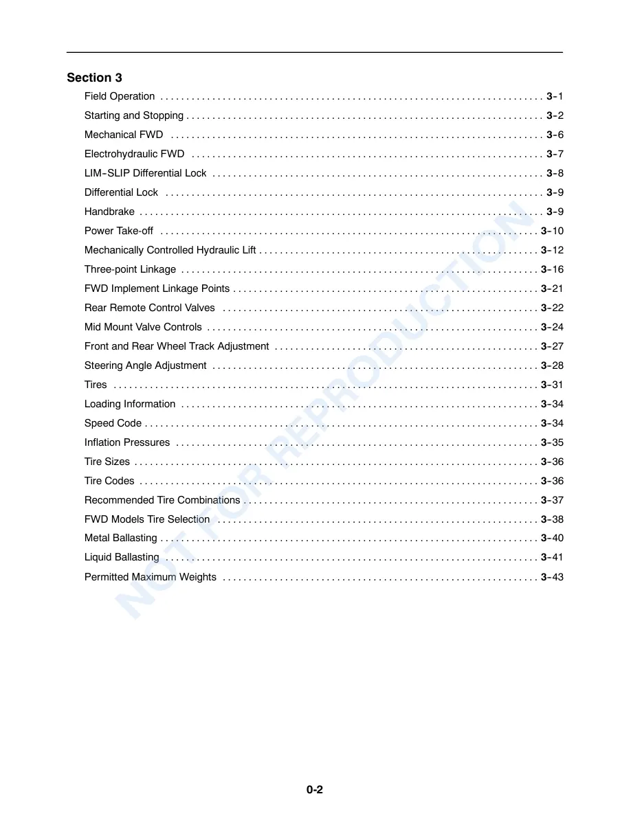 New Holland TN60A TN70A TN75A Tractor Operator's Manual preview page 4