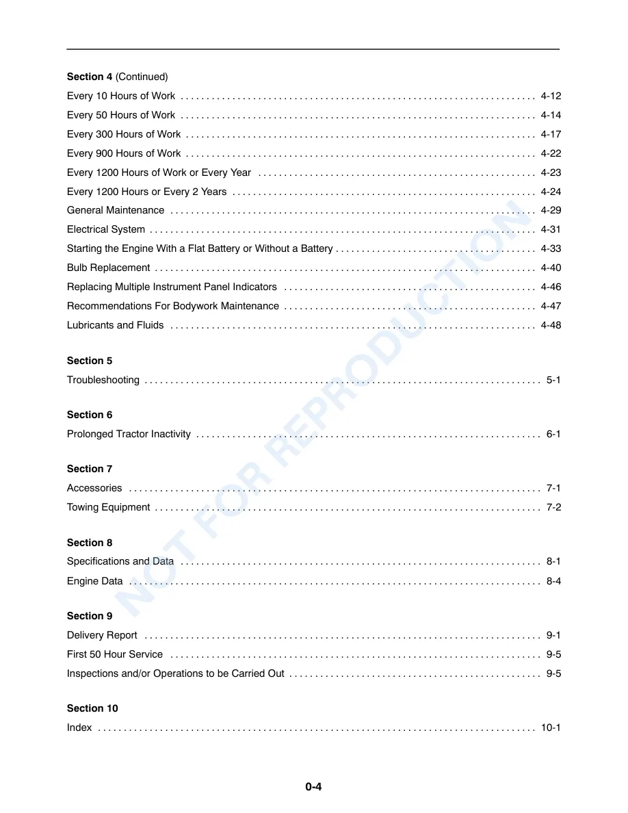 New Holland TN60SA TN70SA TN75SA Tractor Operator's Manual preview page 5