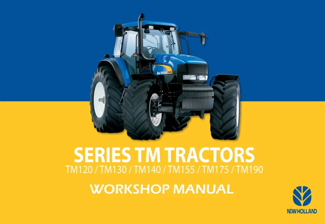 New Holland Tractor Service & Repair Manual preview page 1