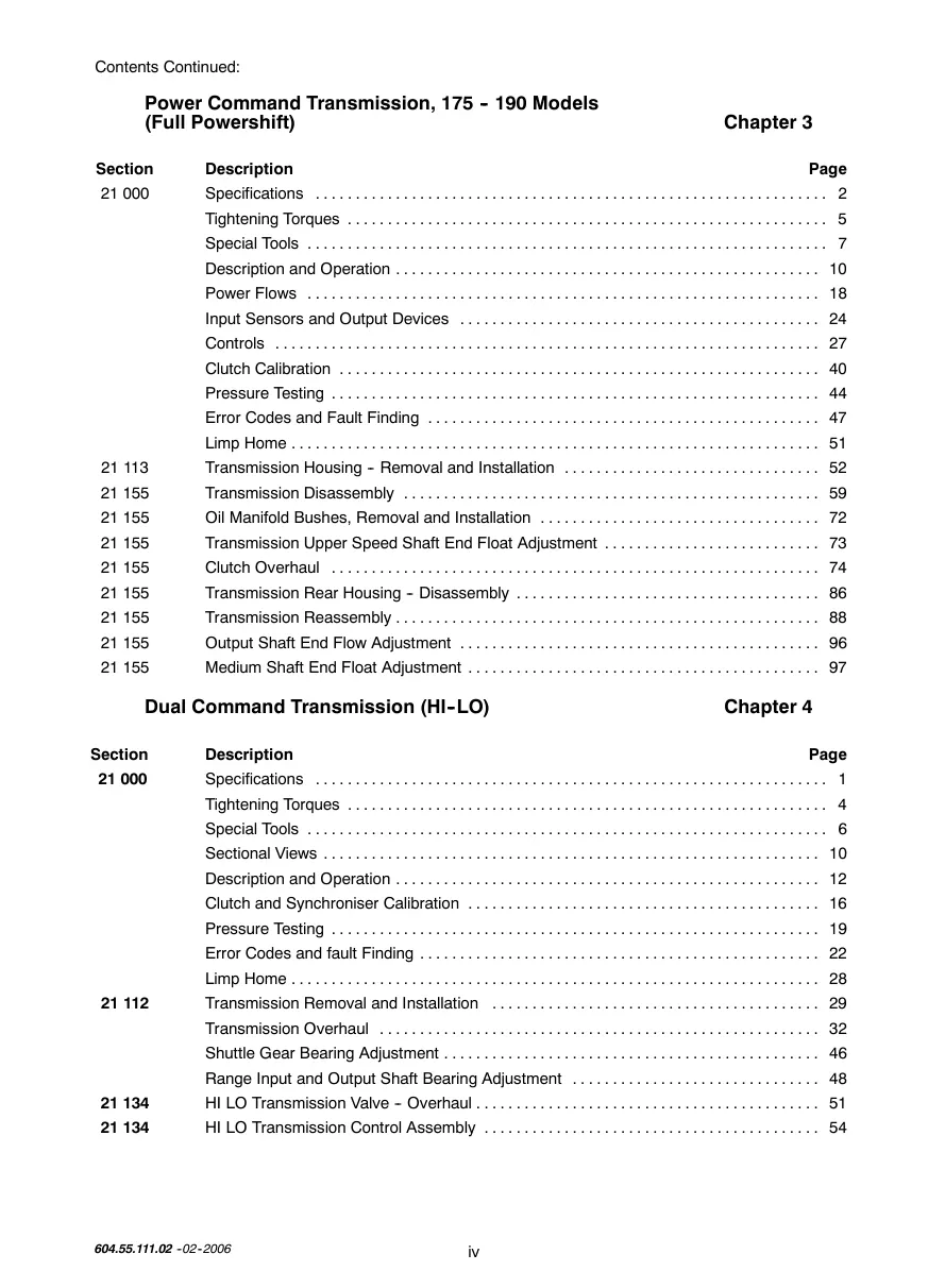 New Holland Tractor Service & Repair Manual preview page 5