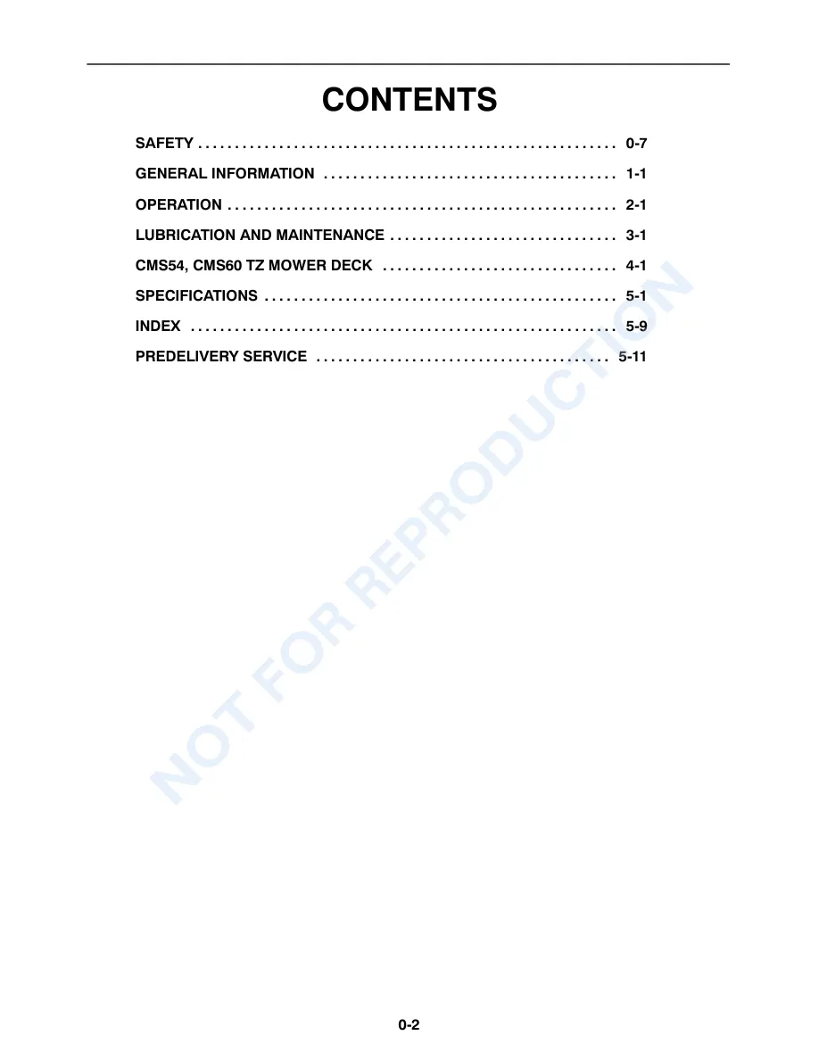 New Holland TZ18DA TZ22DA TZ25DA Tractor With 54CMS 60CMS Mower Deck Operator's Manual preview page 3
