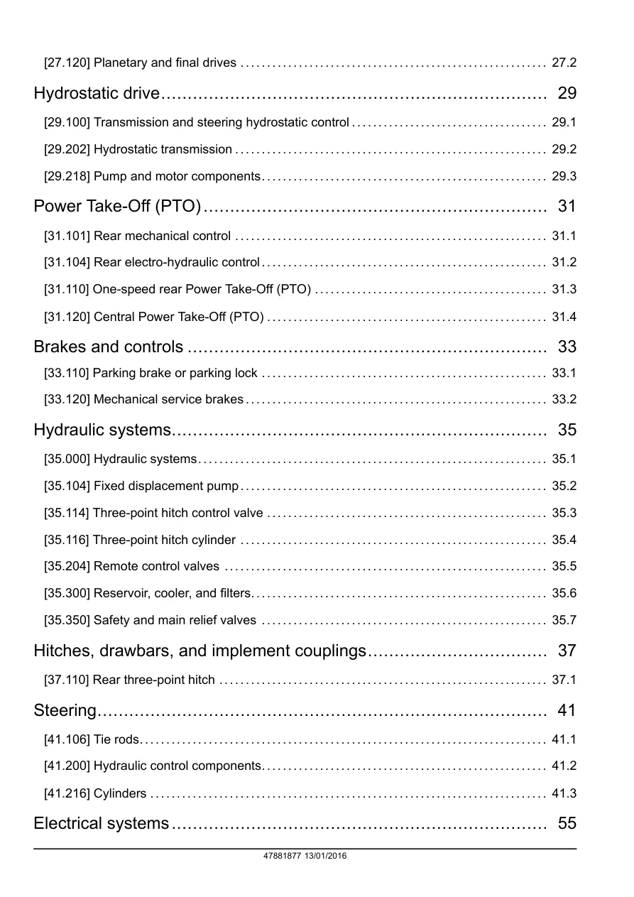 New Holland Workmaster 33 37 Tractor Service & Repair Manual preview page 5