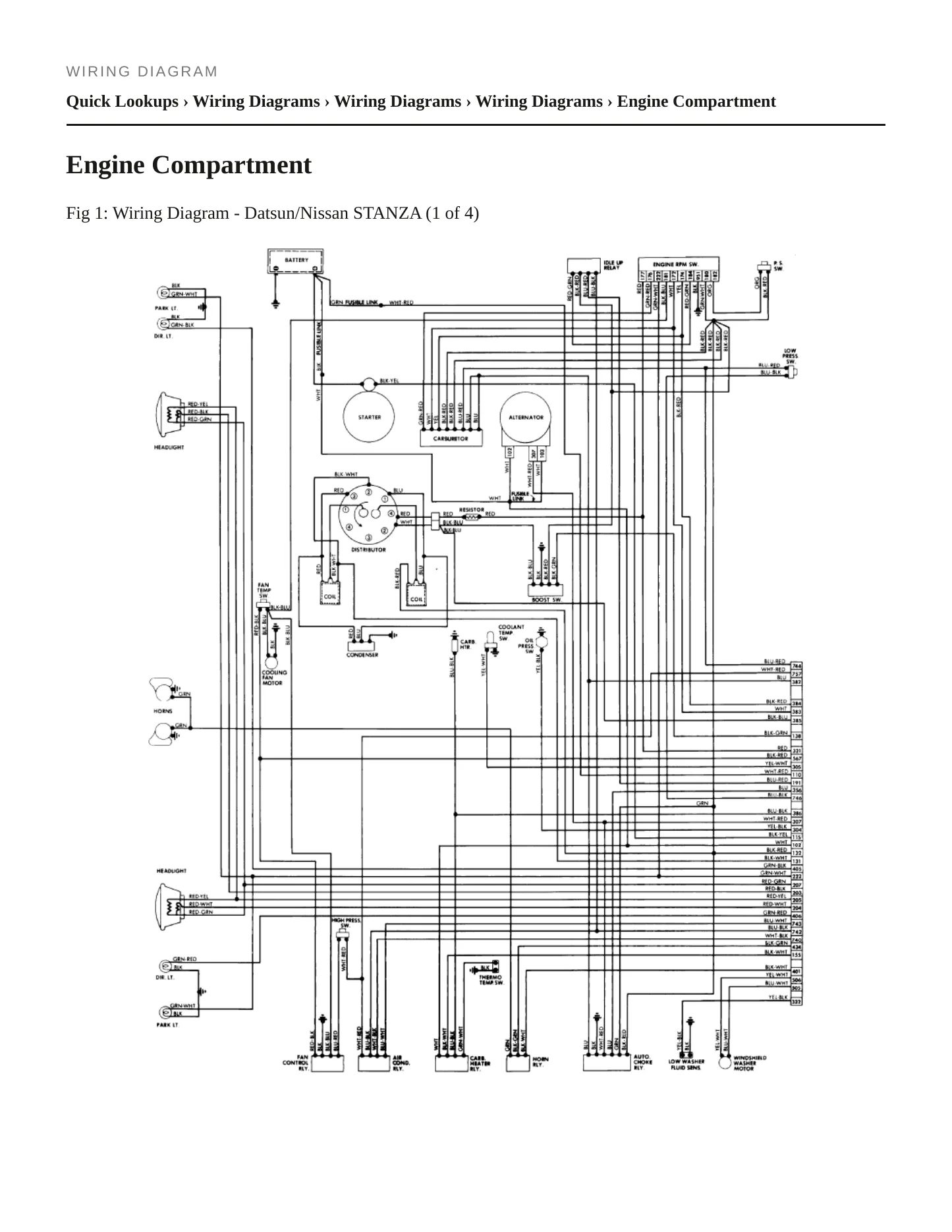 1982 Nissan Stanza Service and Repair Manual preview page 4