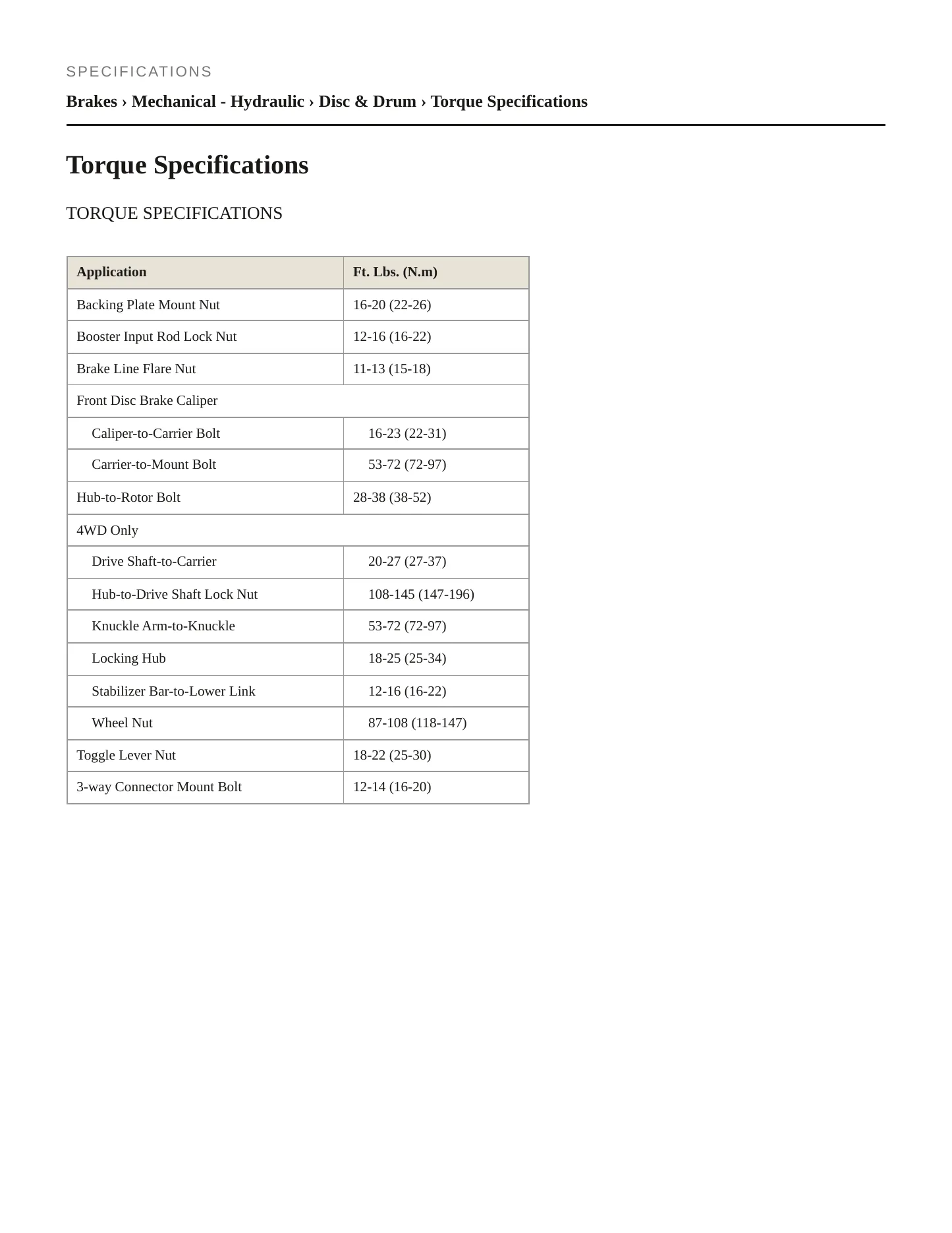 1984 Nissan Pickup Service and Repair Manual preview page 2