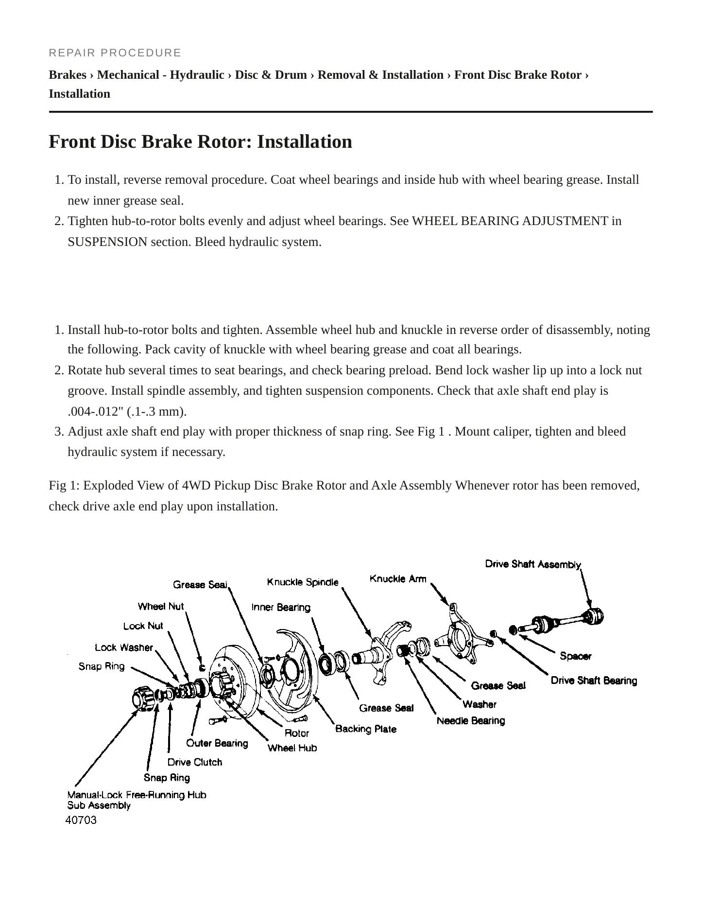 1984 Nissan Pickup Service and Repair Manual preview page 3