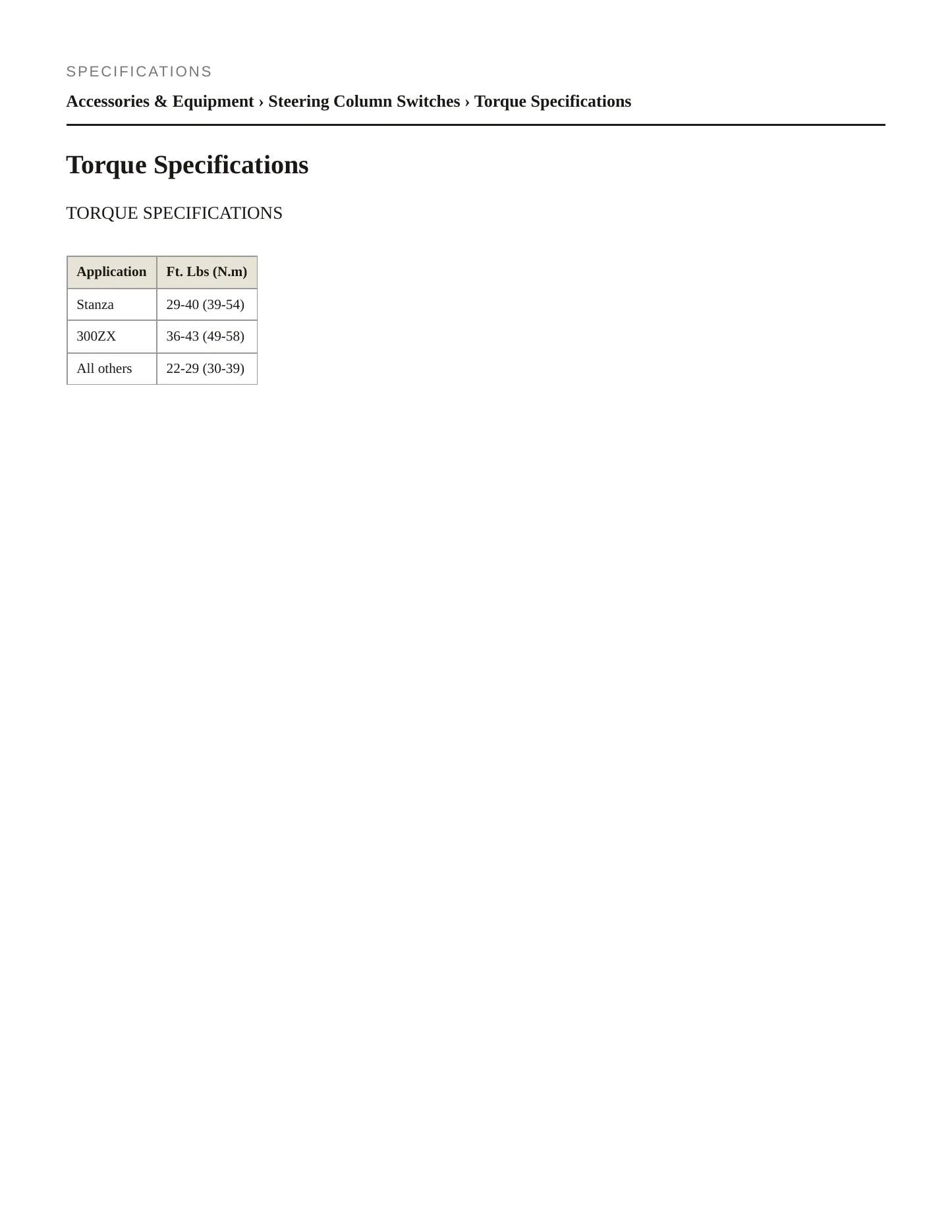 1988 Nissan Pathfinder service manual page 2