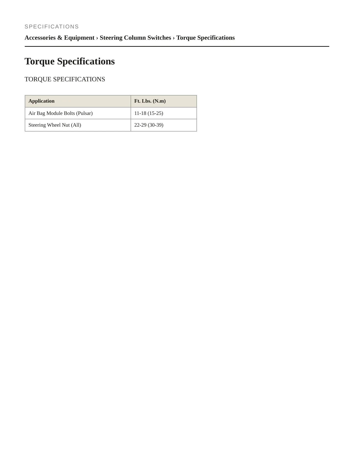 1990 Nissan Pathfinder service manual page 2